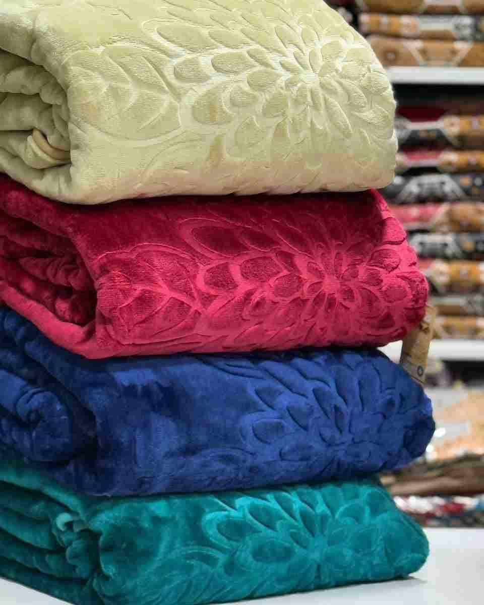 قیمت پتو گل برجسته ساده + خرید باور نکردنی